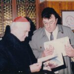 Saša Božić s kardinalom Franjom Kuharićem